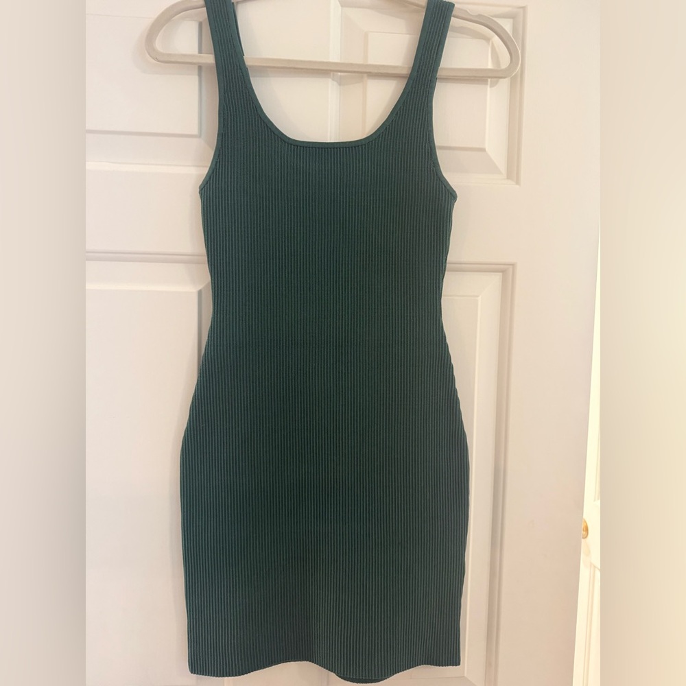 Aritzia Babaton Mini Green Dress